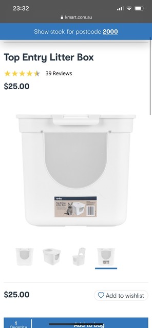 kmart cat litter box